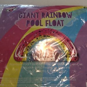 Rainbow pool float
